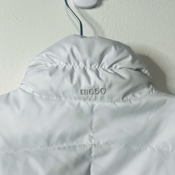 Eddie Bauer White Puffer Down Vest Sz Small - Picture 8 of 12